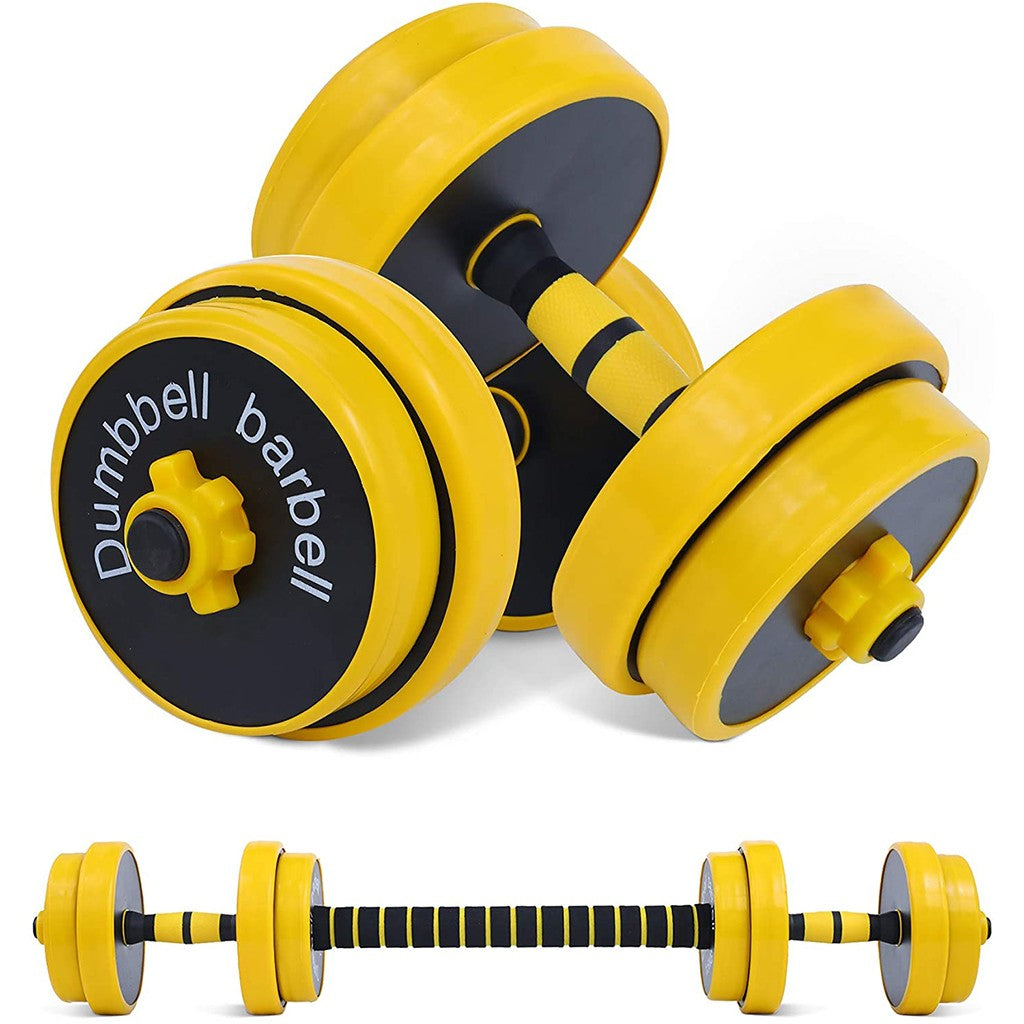 Adjustable Dumbbell Barbell Weight Pair, Free Weight, and Multifunction